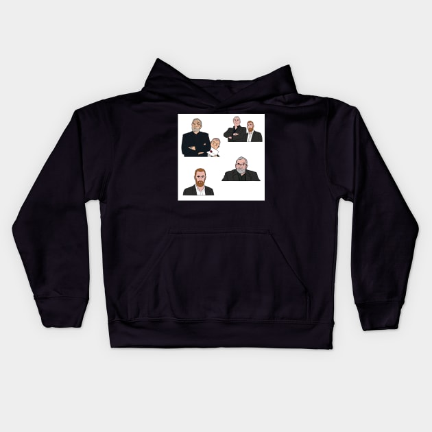 Taskmaster - Greg and Alex Kids Hoodie by MarinaMenezzes